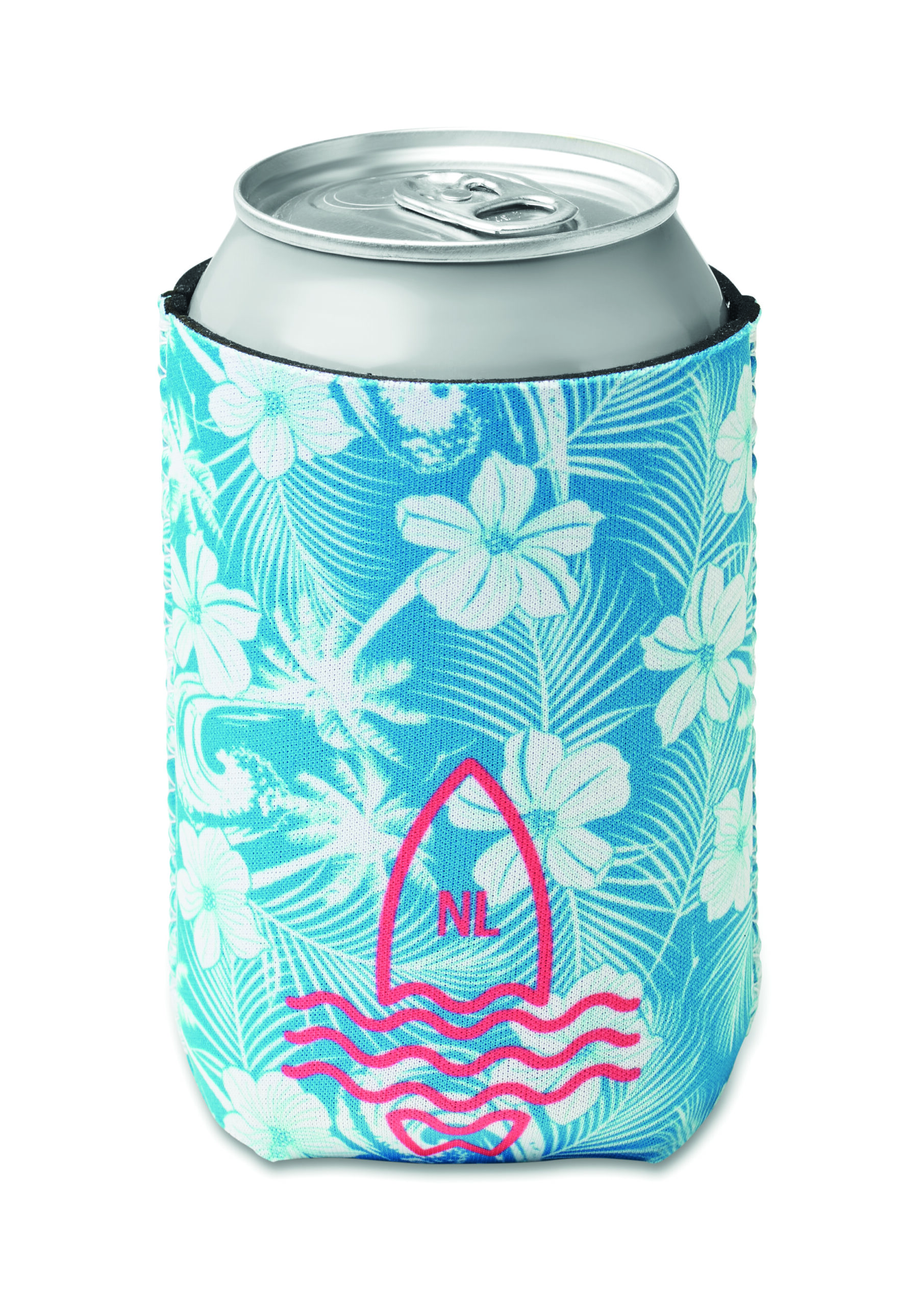 Collapsible neoprene can cooler. 330ml sleek size