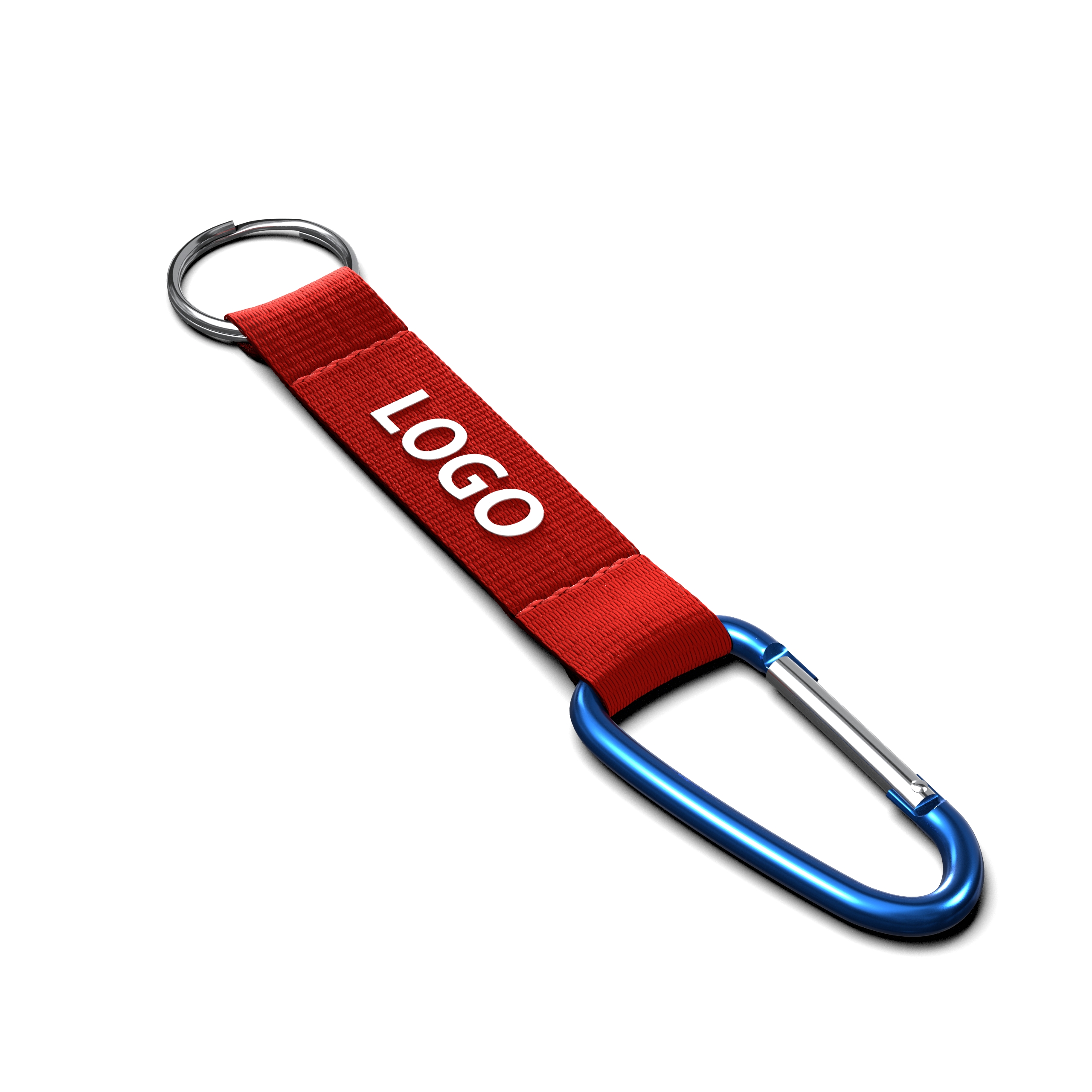 1_ML1011_2S_1_Blue_485C.jpg Carabiner with polyester strap - slika 1