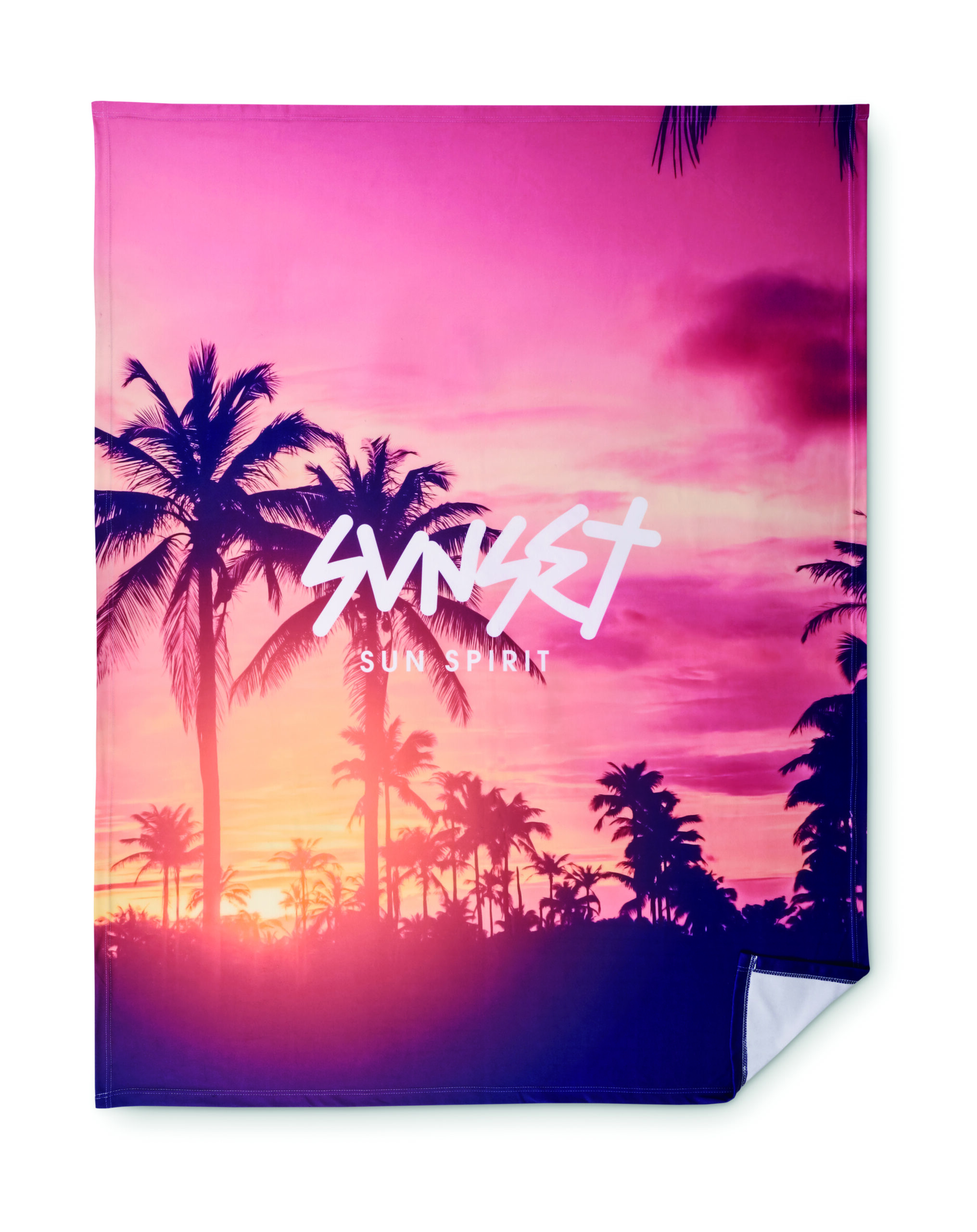 Full colour polar fleece blanket (210gsm)