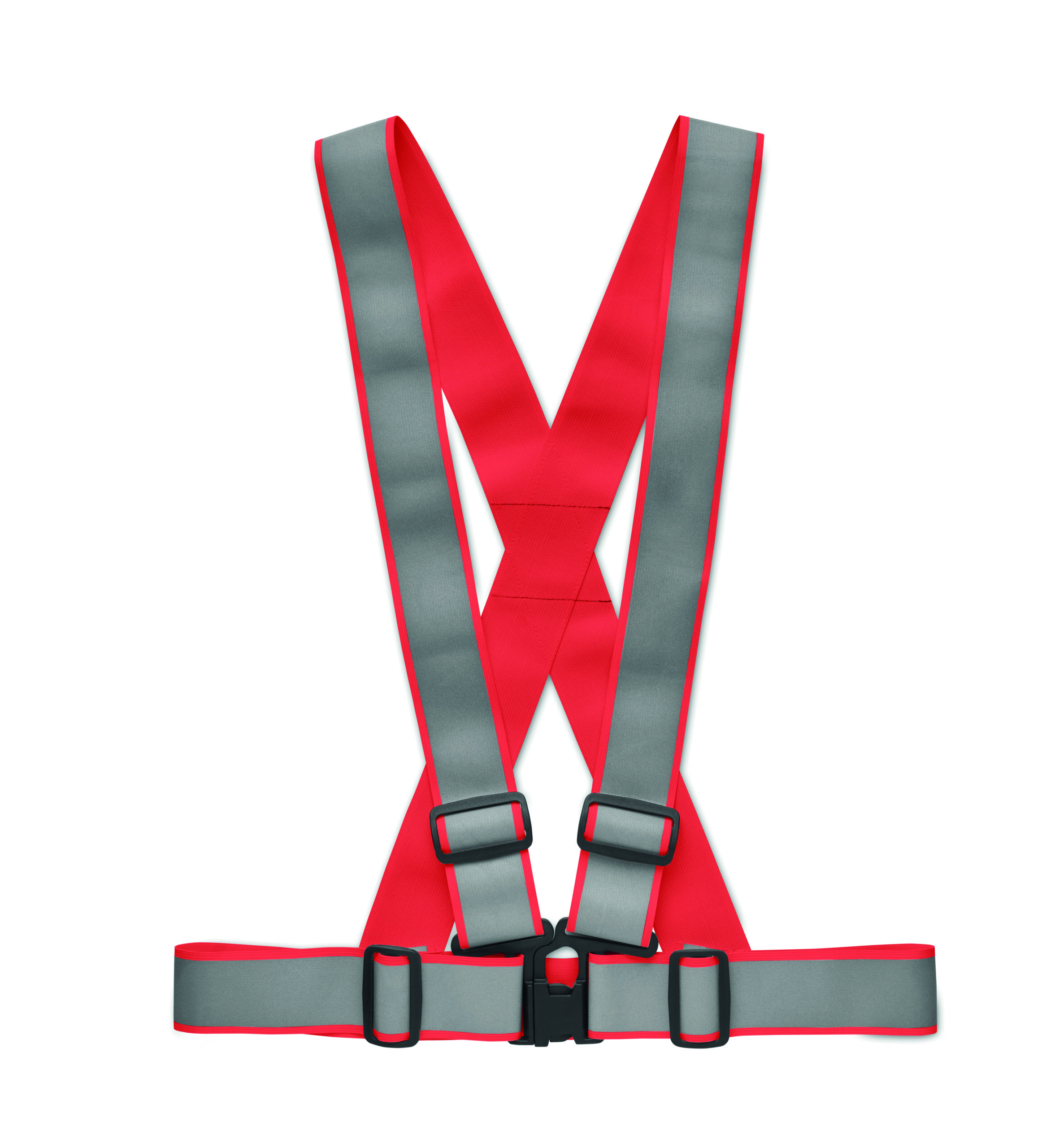 High visibility safety body belt EN17353